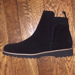 Blonde Black Booties